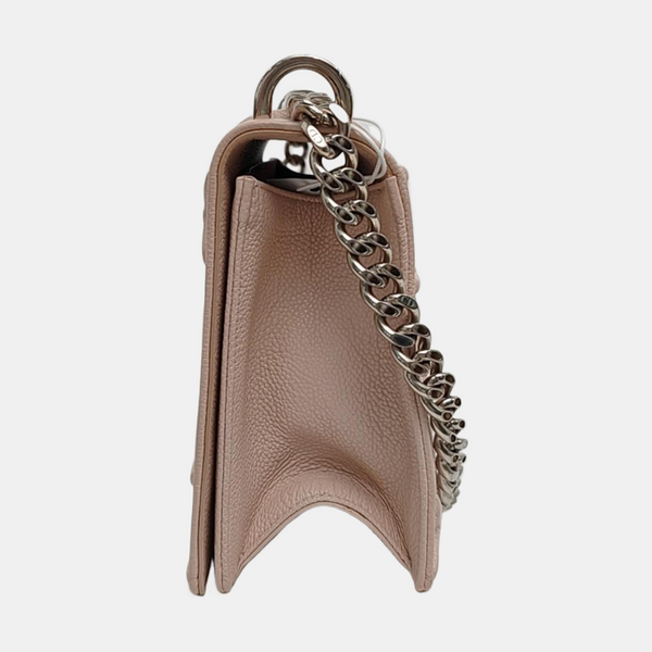 Diorama Medium Cannage Calfskin Red