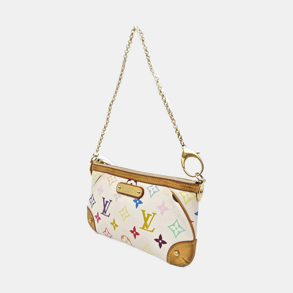 LV × TM VINTAGE MILLA Monogram Coated Canvas White