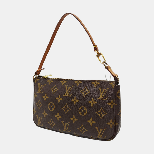 ACCESSOIRES Monogram Coated Canvas Brown