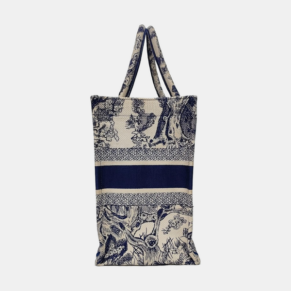 Book Tote Medium Canvas Blue