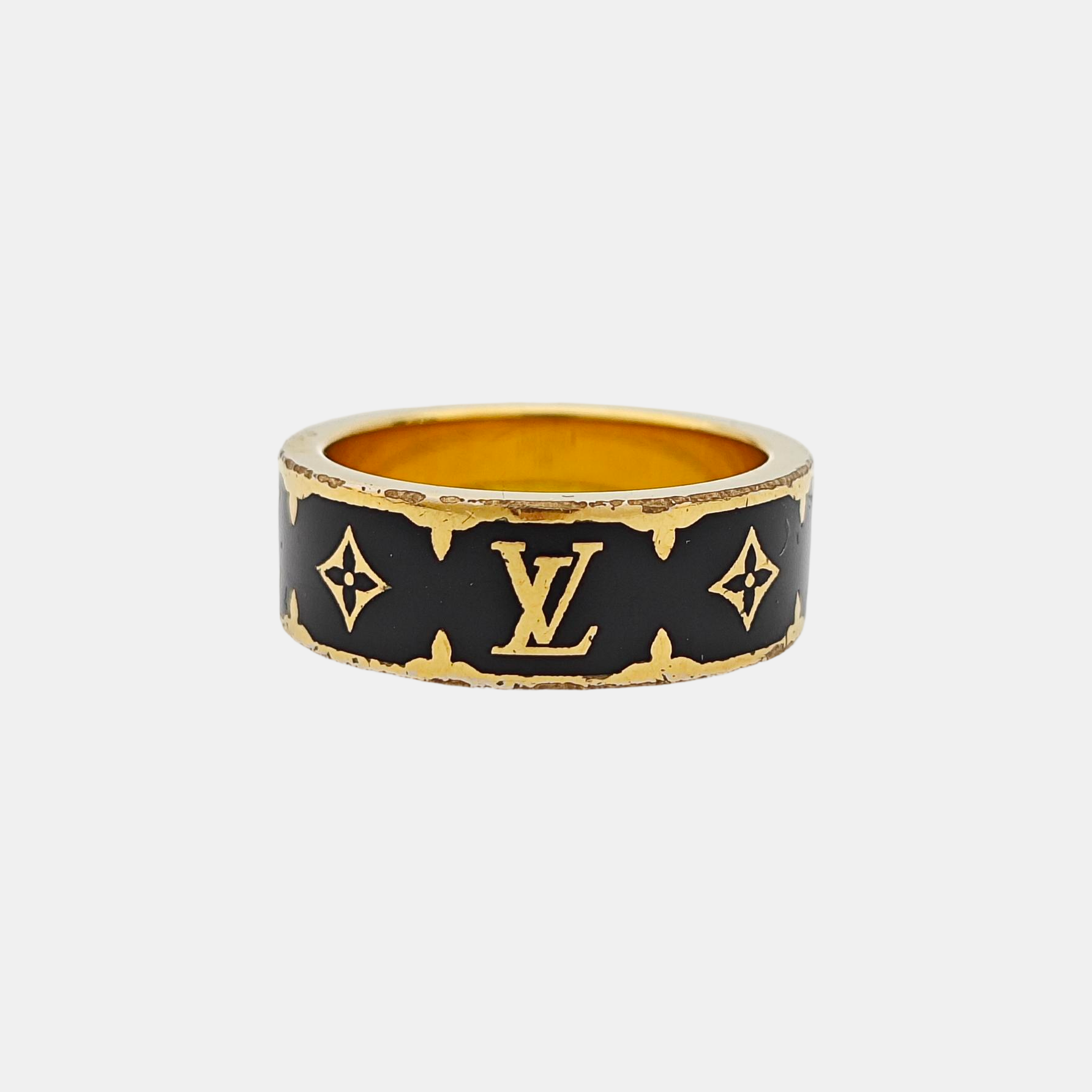 Metal Black Ring EU 56