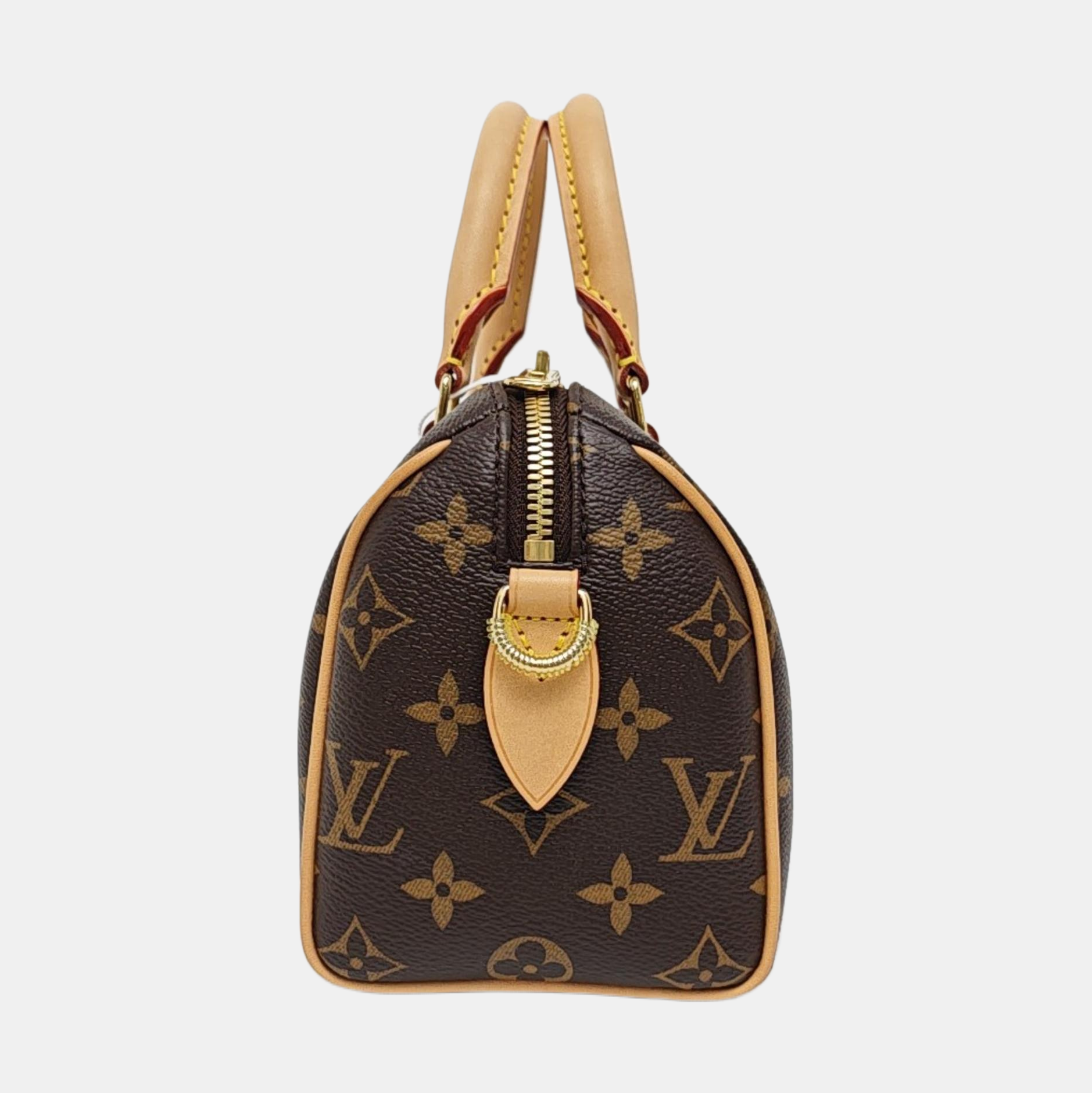 SPEEDY 20 Monogram Coated Canvas Brown