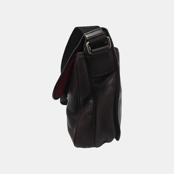 Calfskin Shoulder Bag Brown