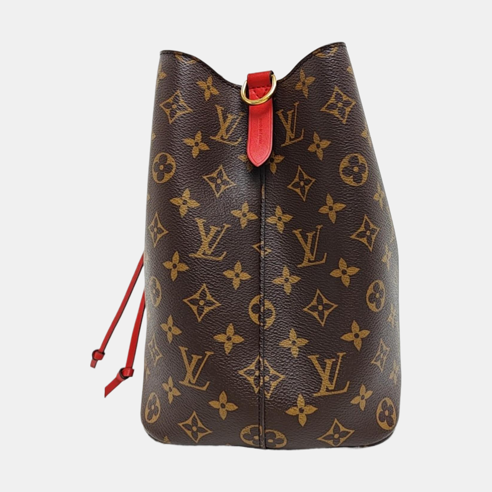 NÉONOÉ MM Monogram Coated Canvas Brown