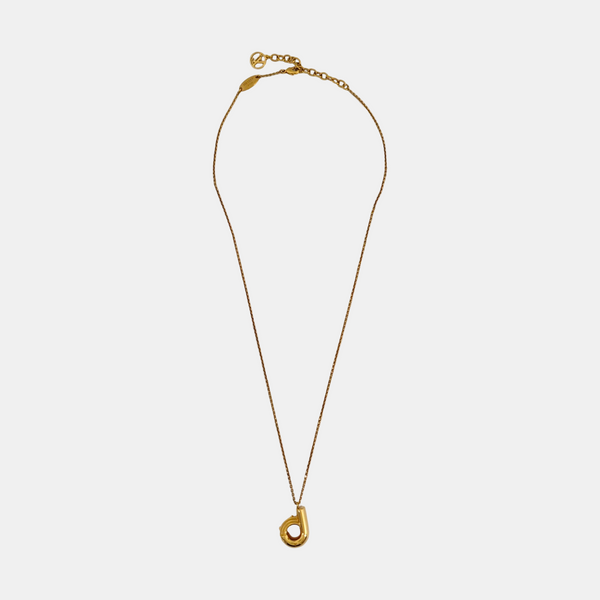 LV & ME Brass Gold Necklace