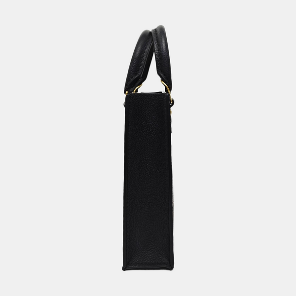 SAC PLAT Mini Monogram Calfskin Black