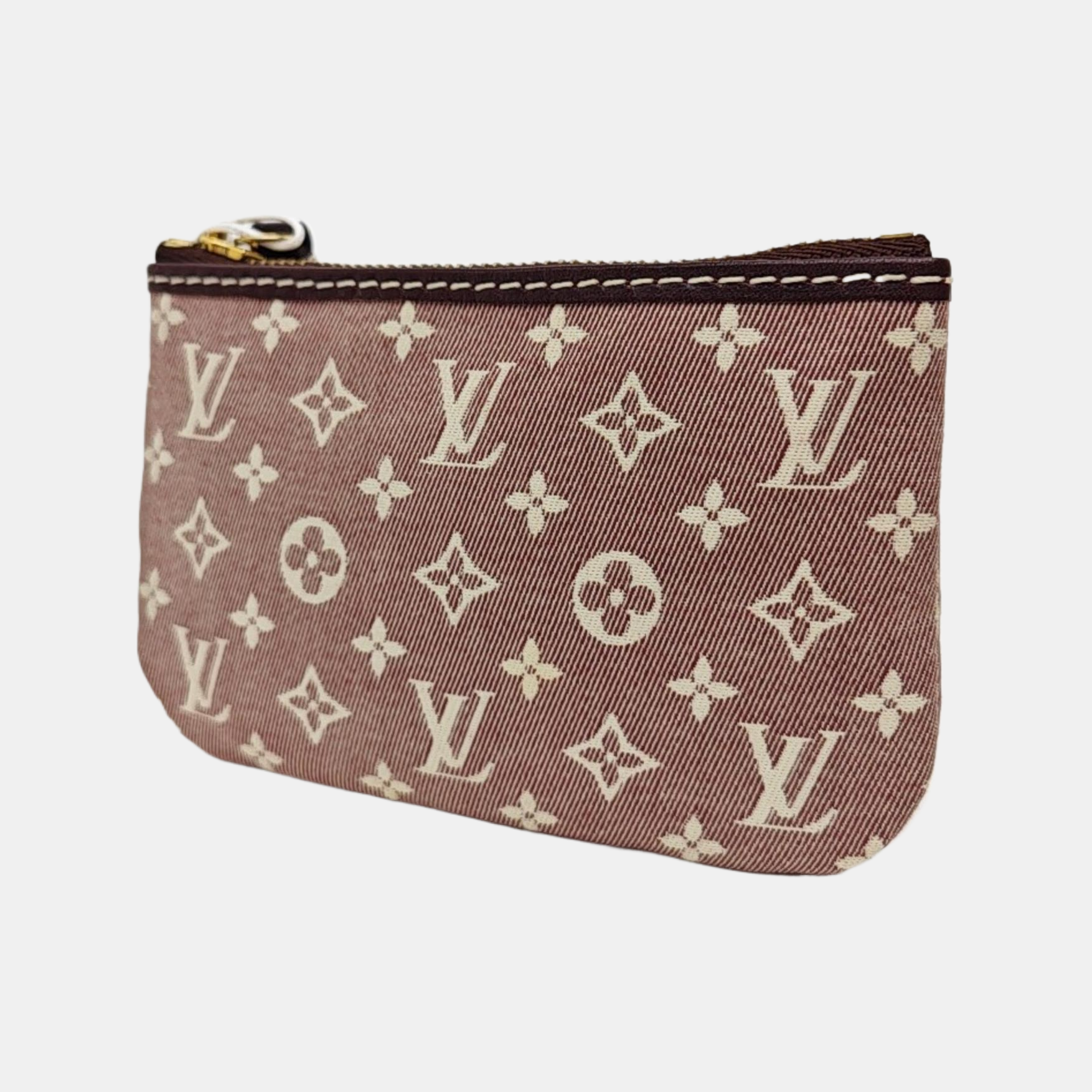 Monogram Canvas Coin Purse Red