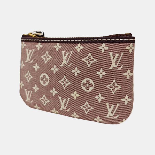 Monogram Canvas Coin Purse Red