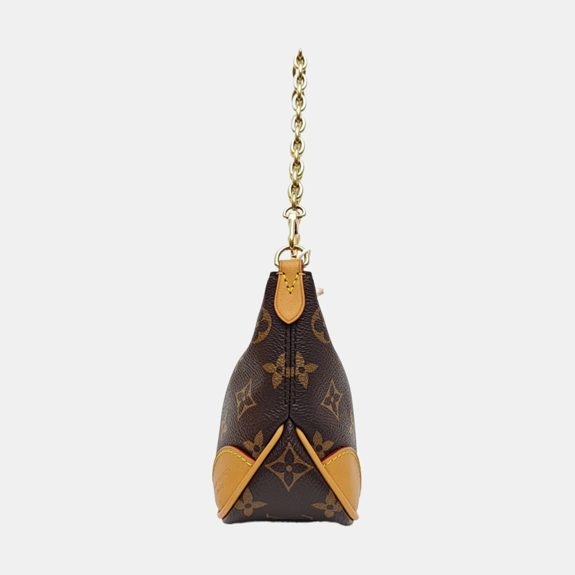 BOULOGNE Nano Monogram Coated Canvas Brown