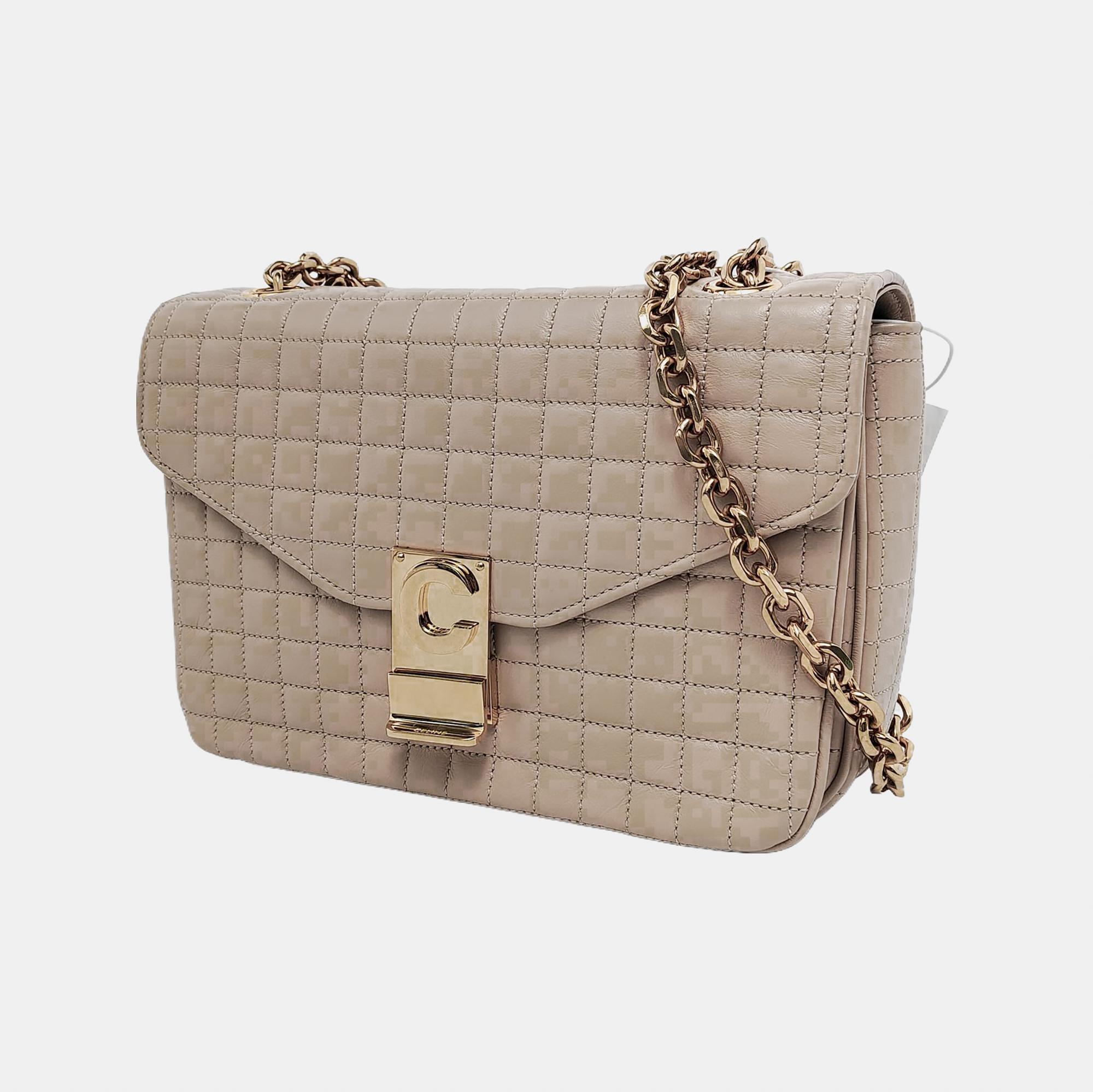 Quilted Calfskin Beige