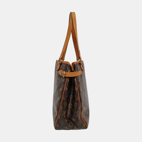 BATIGNOLLES MM Monogram Coated Canvas Brown