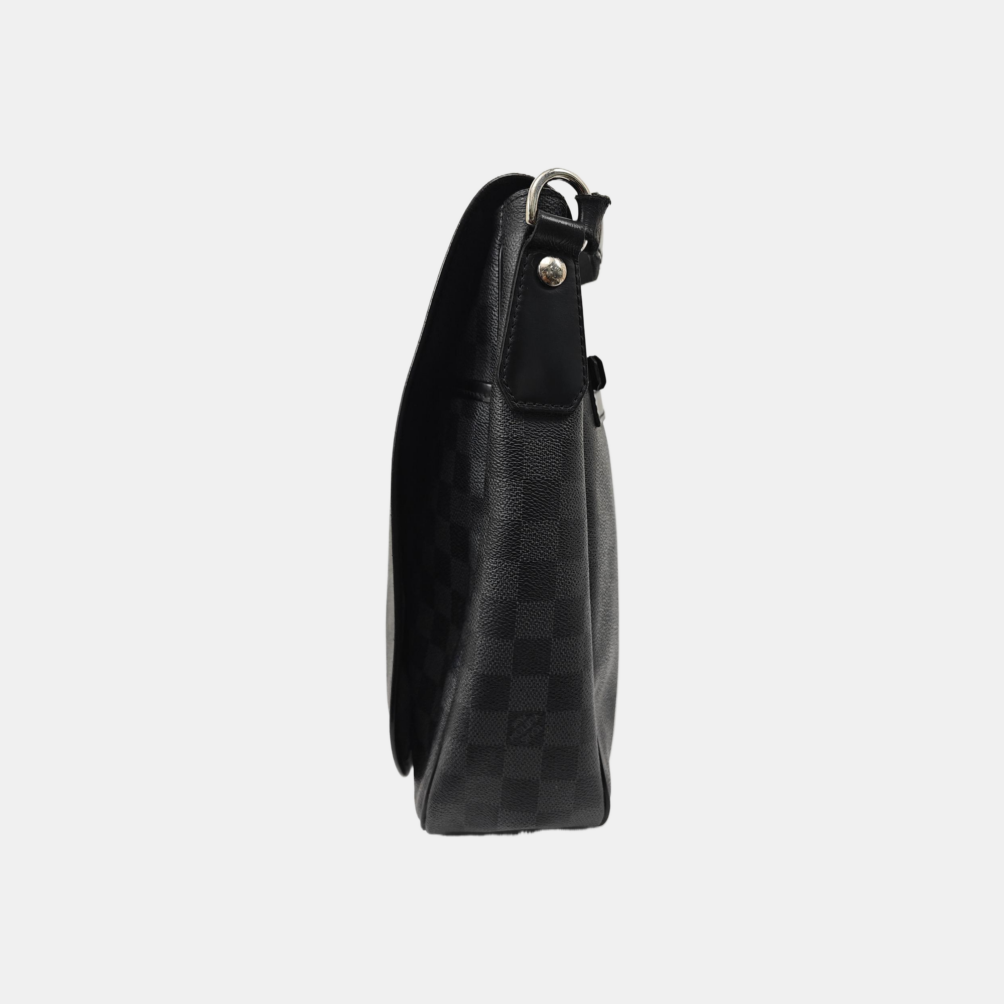 DANIEL Damier Graphite Coated Canvas Gray