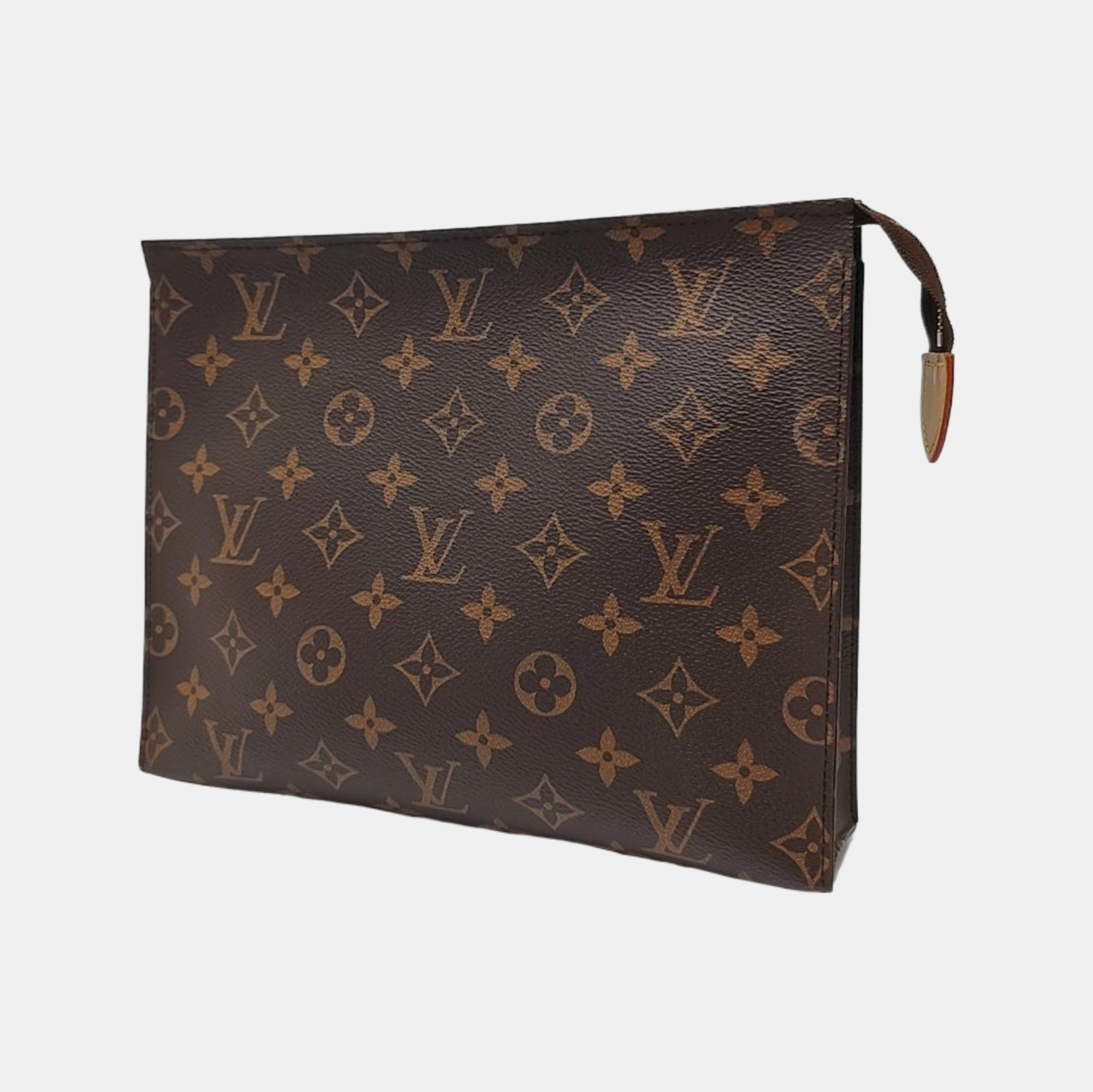 TOILET POCKET 26 Monogram Coated Canvas Brown