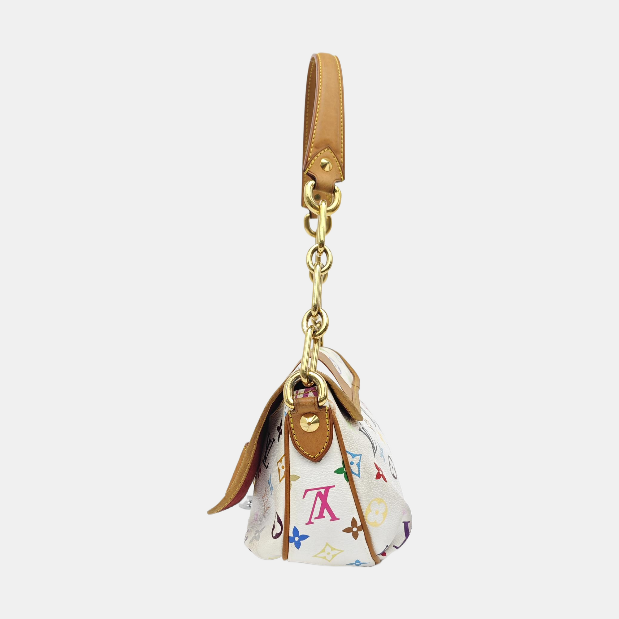 LV × TM ANNIE Monogram Coated Canvas White