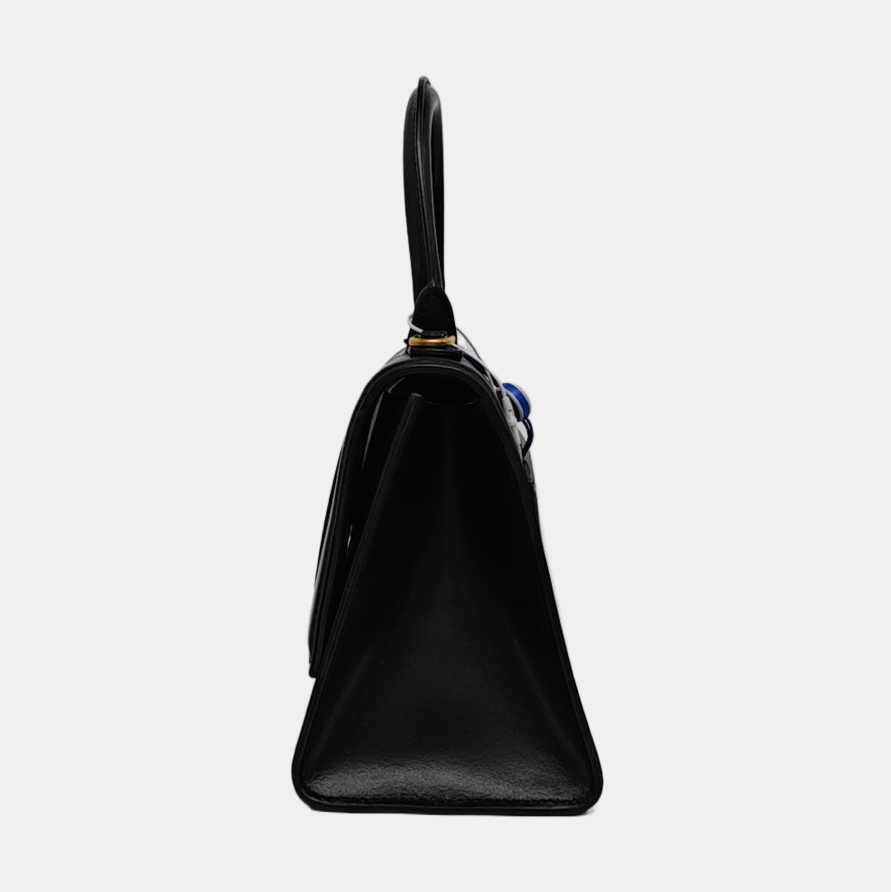 Hourglass S Calfskin Black