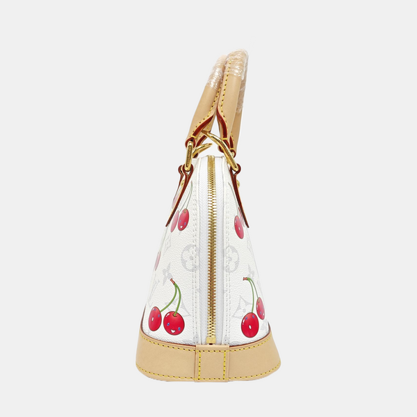 ALMA BB Monogram Coated Canvas White