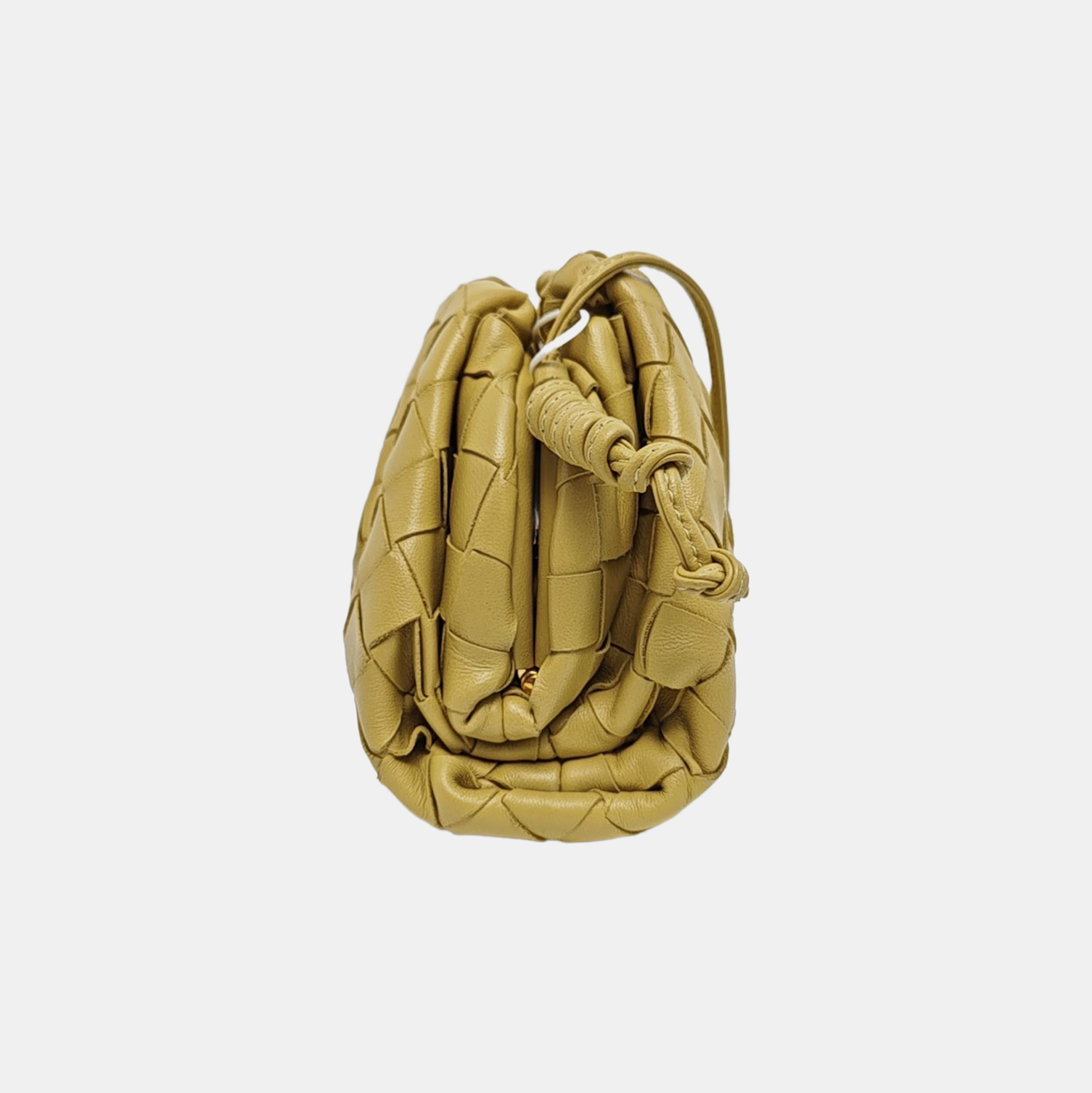Authenticated pre-owned  The Pouch Mini Lambskin Yellow - Crossbody Bag at Looply