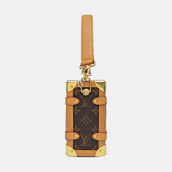 SIDE TRUNK MM Monogram Coated Canvas Brown