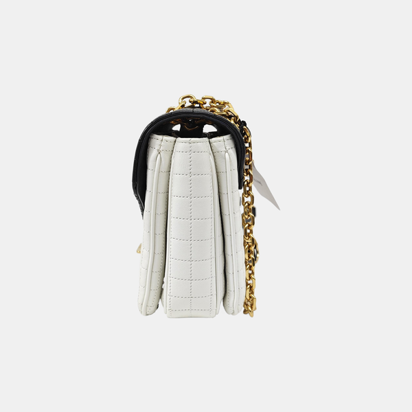 C Medium Quilted Calfskin Multicolor