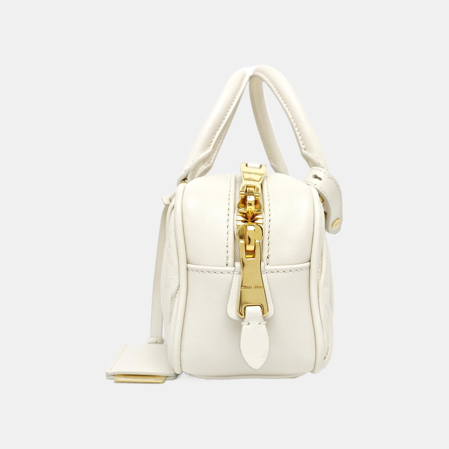 Arcadie Matelassé Lambskin White