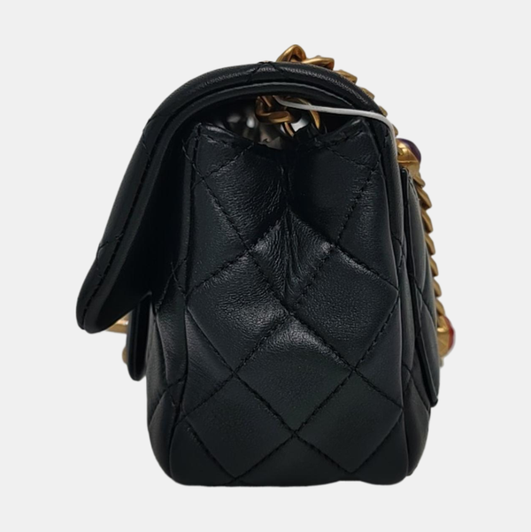 CLASSIC FLAP Mini Quilted Lambskin Black