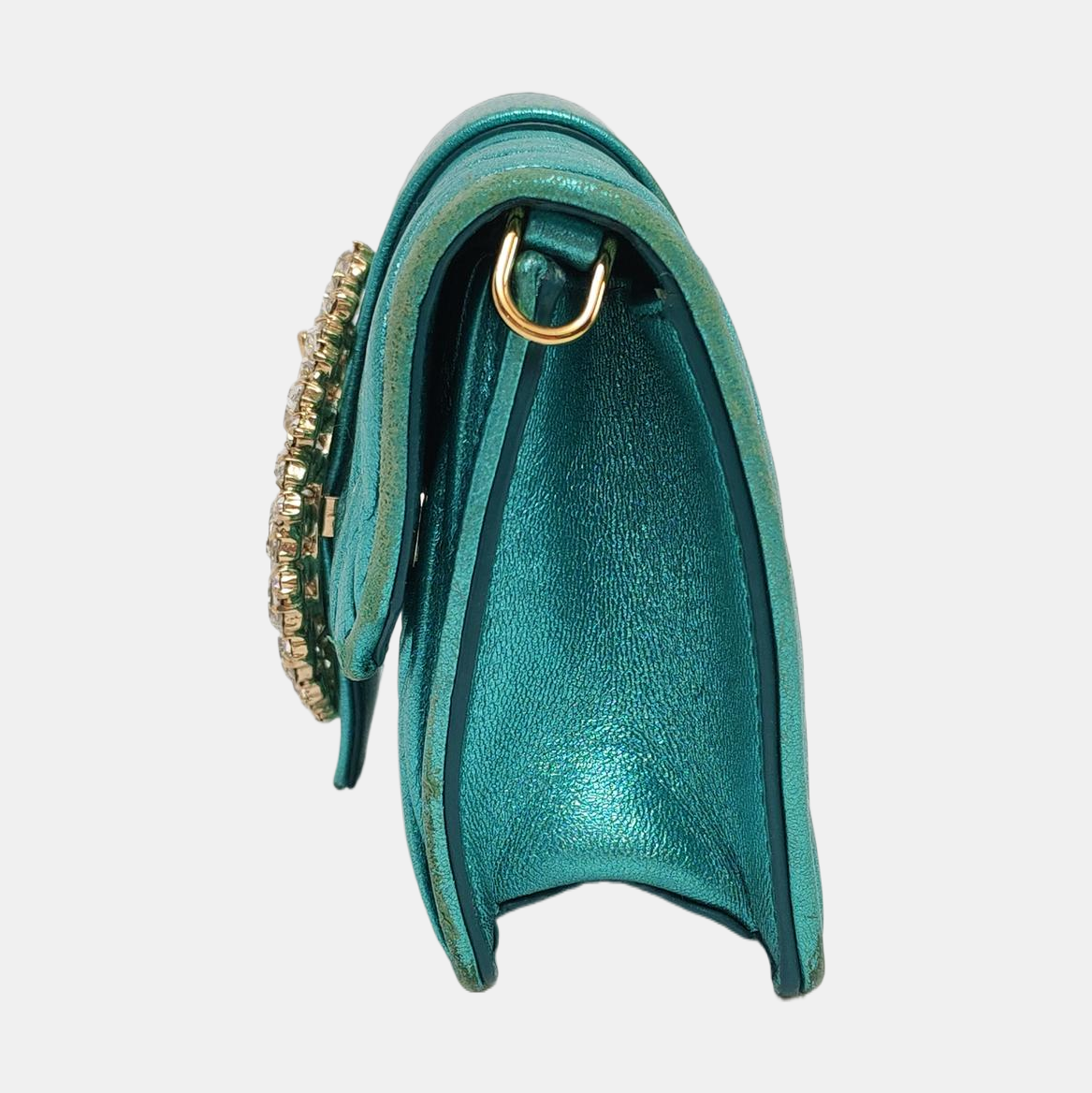 My Miu Lambskin Green