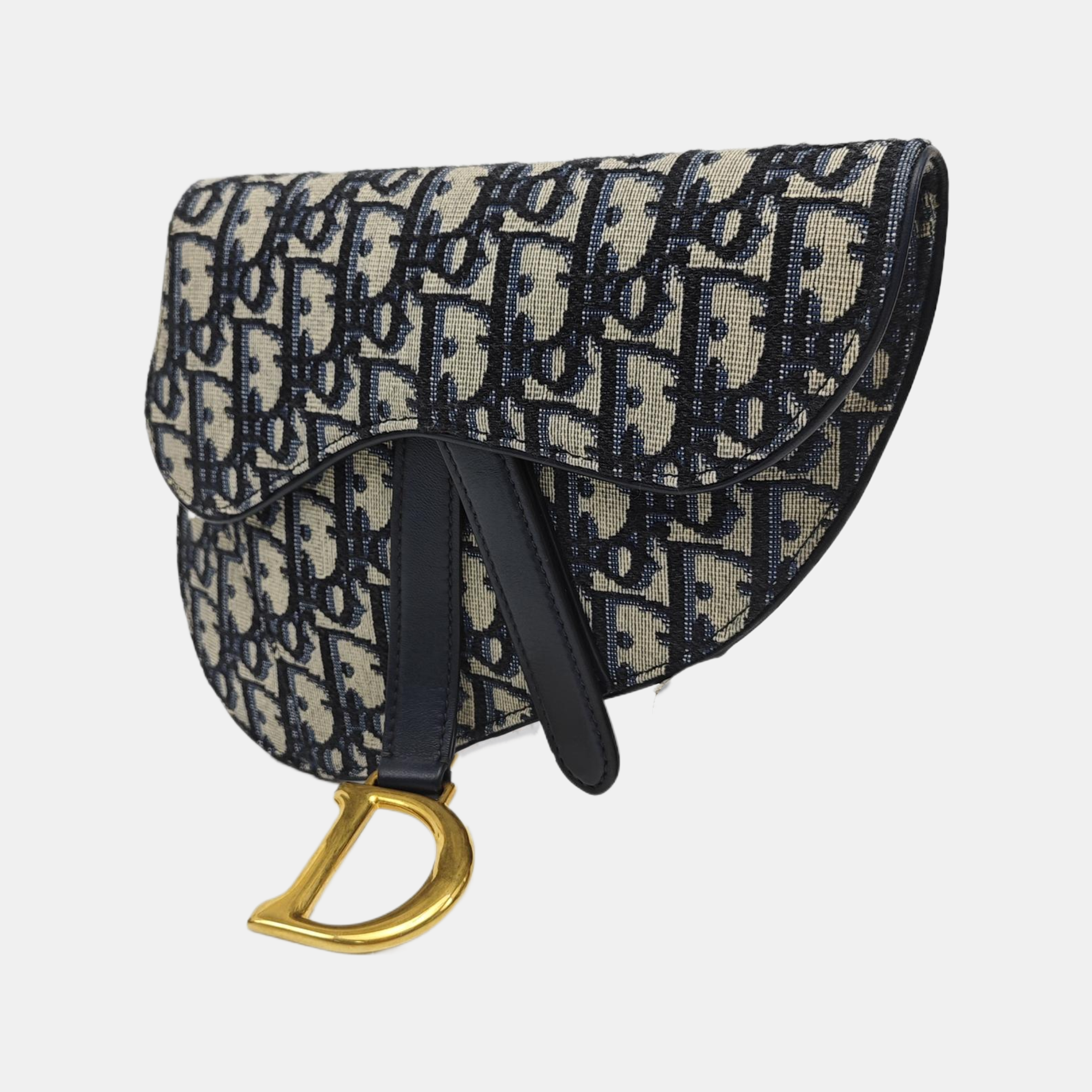 Saddle Mini Oblique Canvas Beige