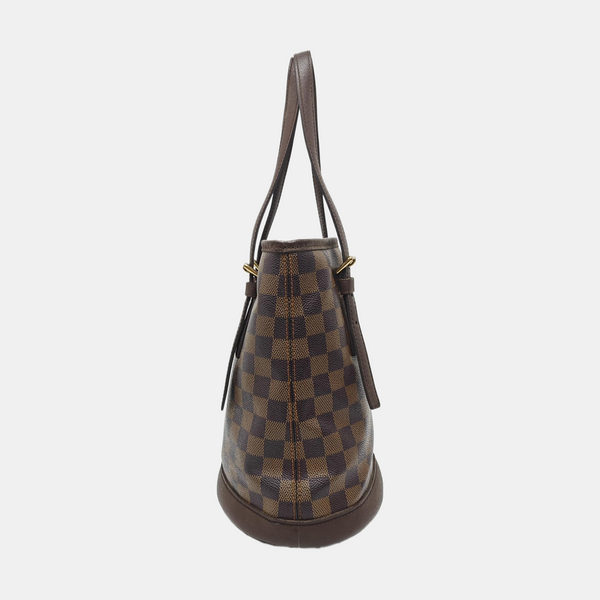BUCKET PM Damier Ebene Coated Canvas Brown