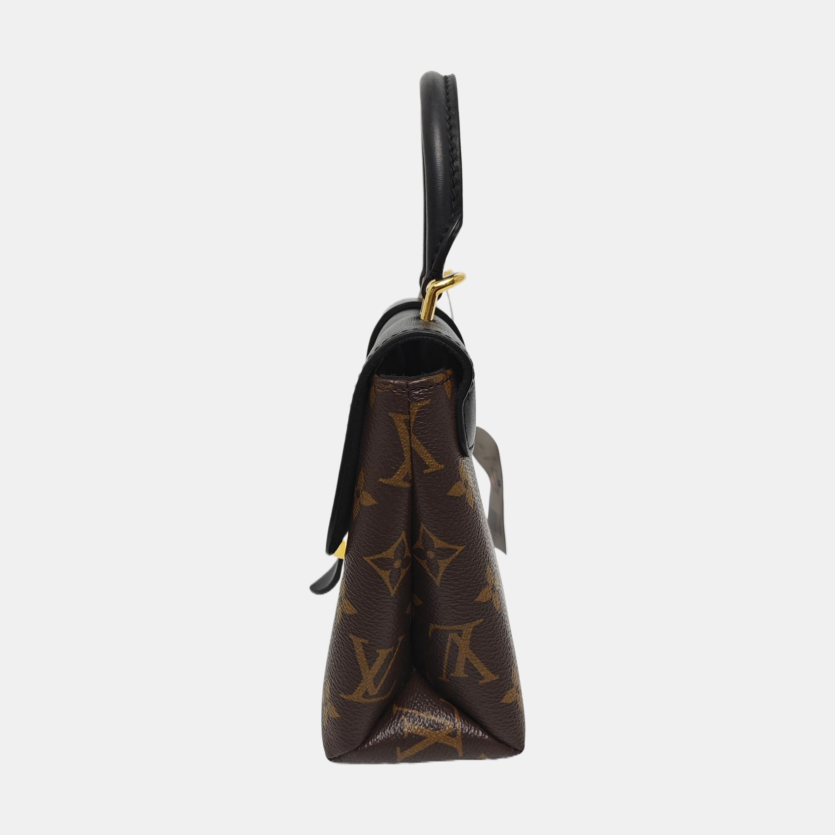 LOCKY BB Monogram Coated Canvas Brown