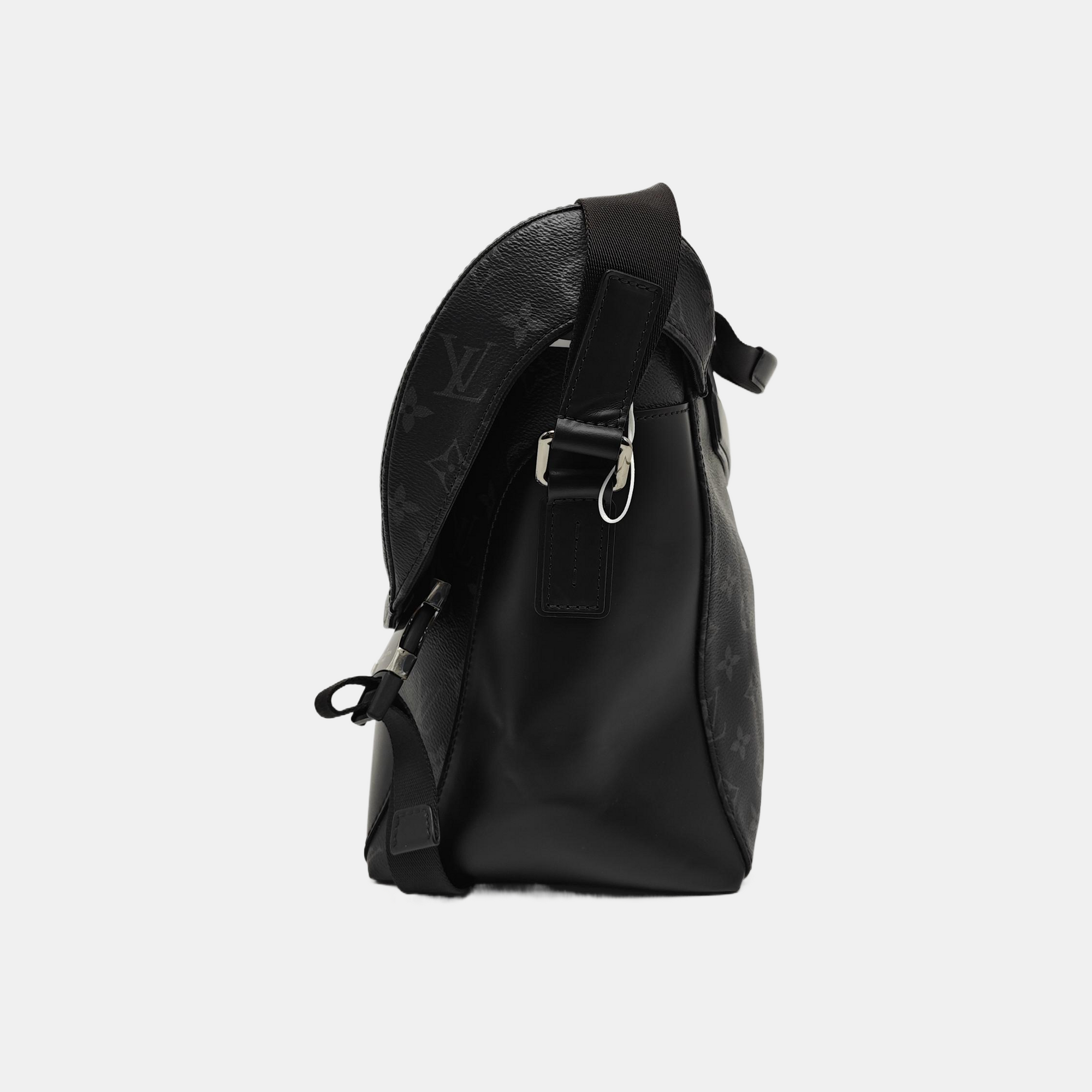 VOYAGER MM Monogram Coated Canvas Black