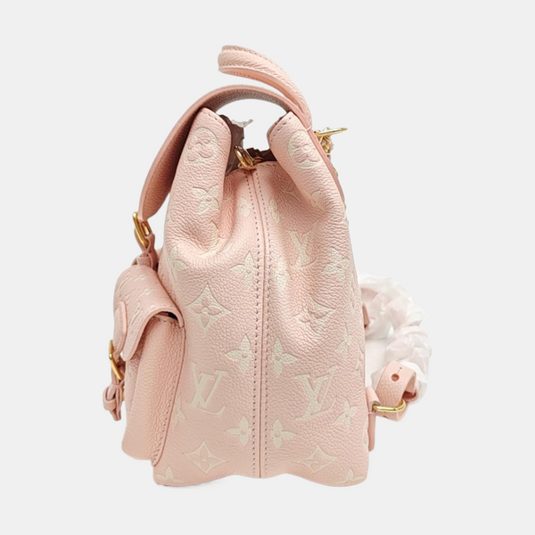 BACKUP Monogram Calfskin Pink