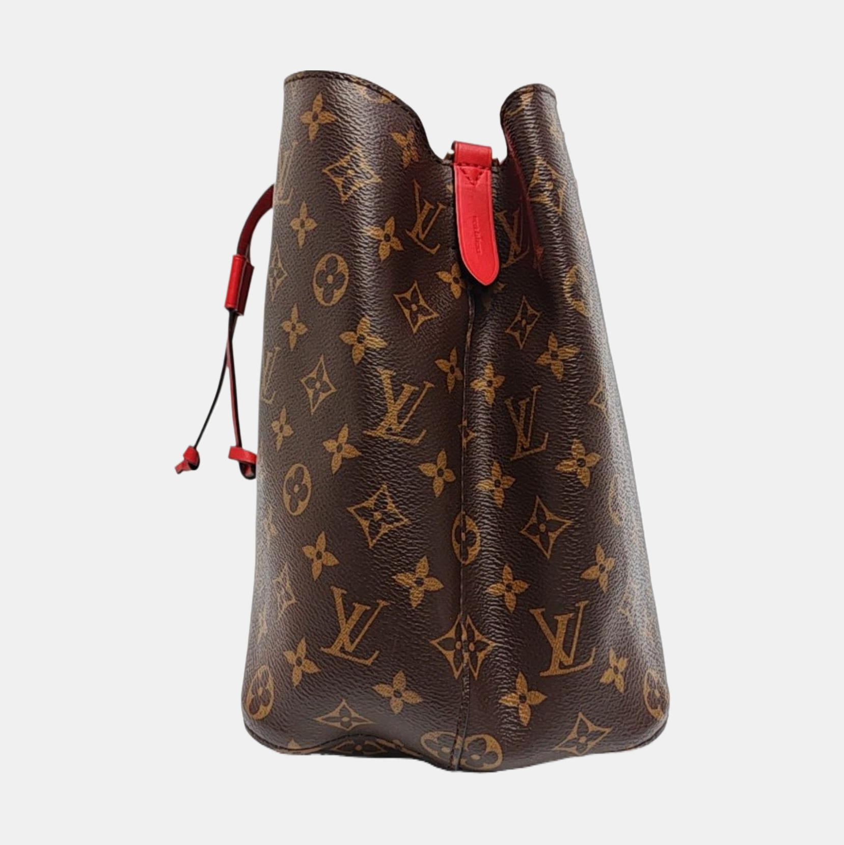 NÉONOÉ MM Lona Revestida Monogram Marrón