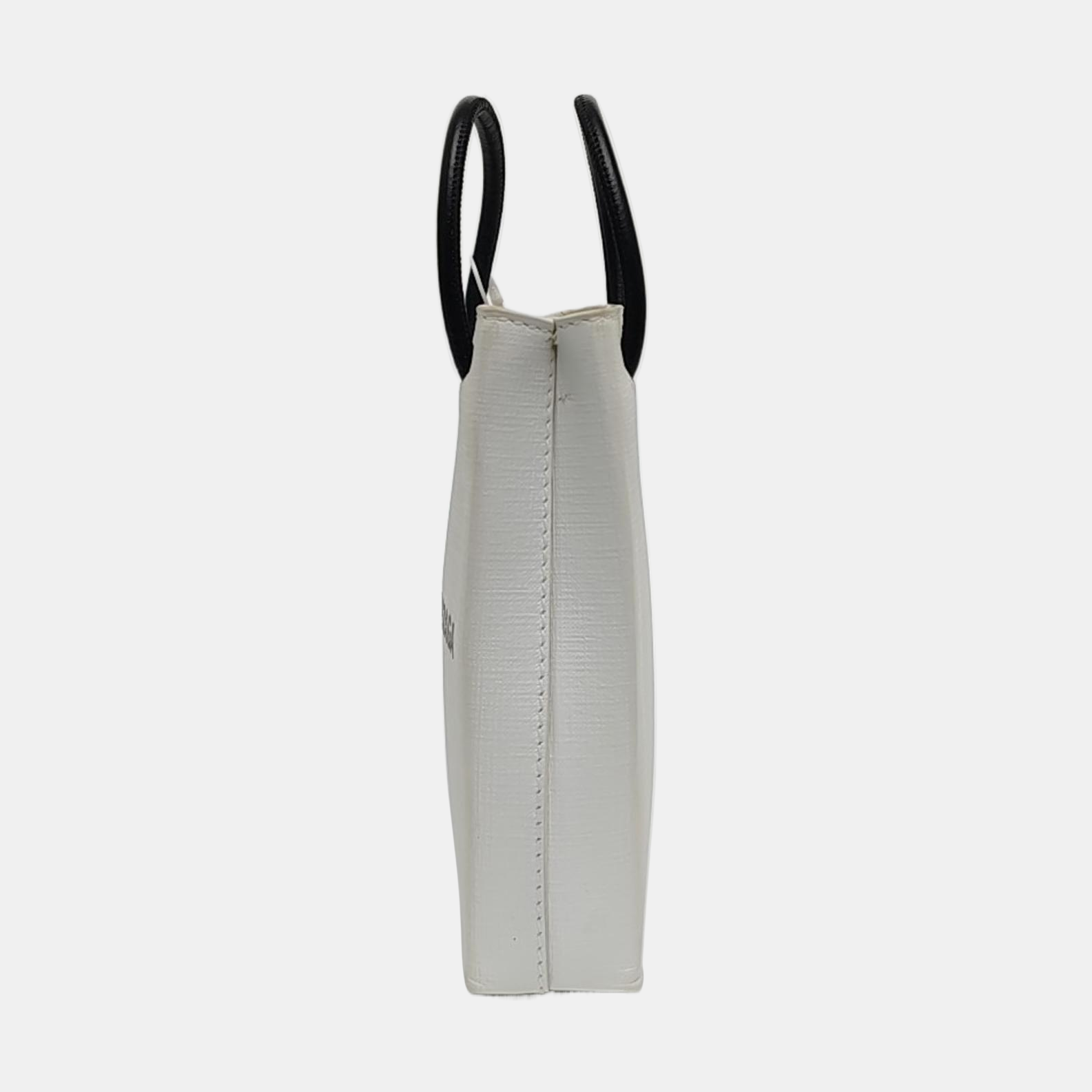 Shopping Bag Calfskin White