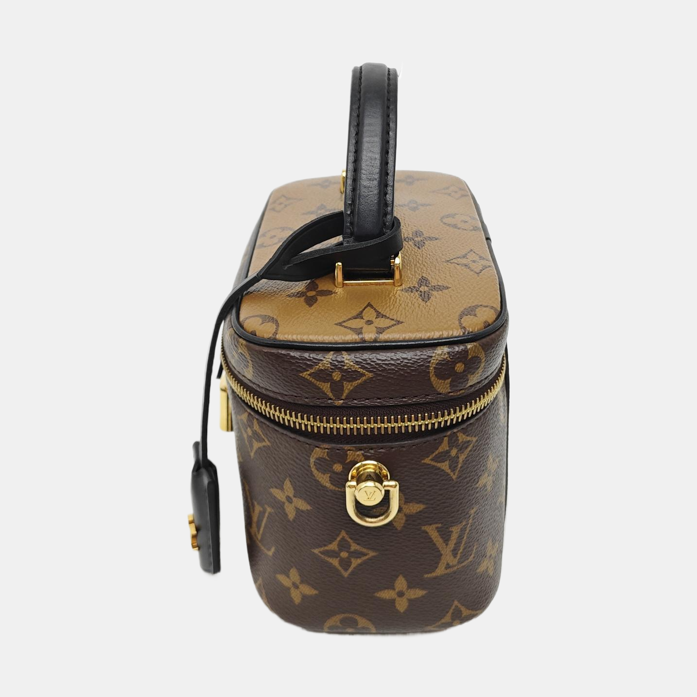 Vanity Chain Pouch Monogram Coated Canvas Brown