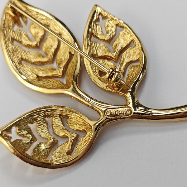 Metal Gold Brooch