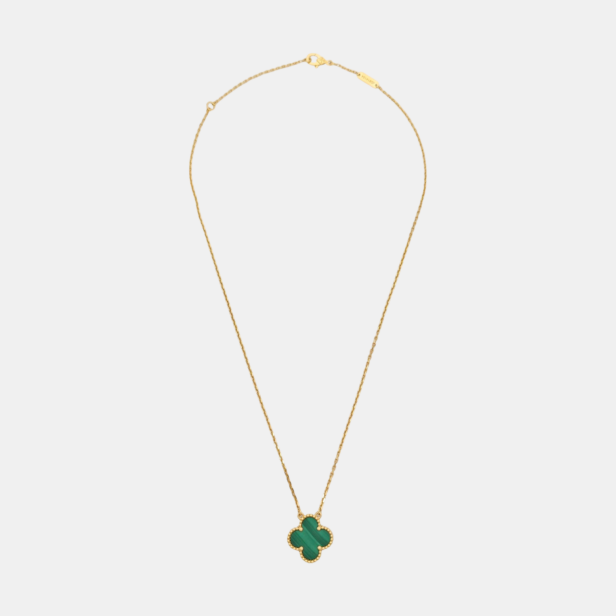Vintage Alhambra 18k Gold Necklace