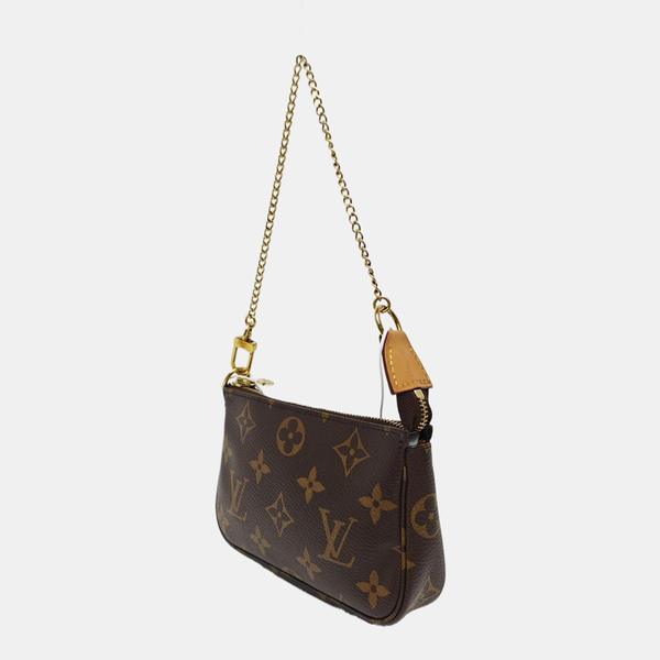 ACCESSOIRES Mini Monogram Coated Canvas Brown