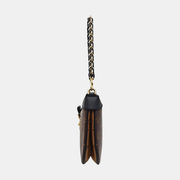 TWINNY Monogram Coated Canvas Brown