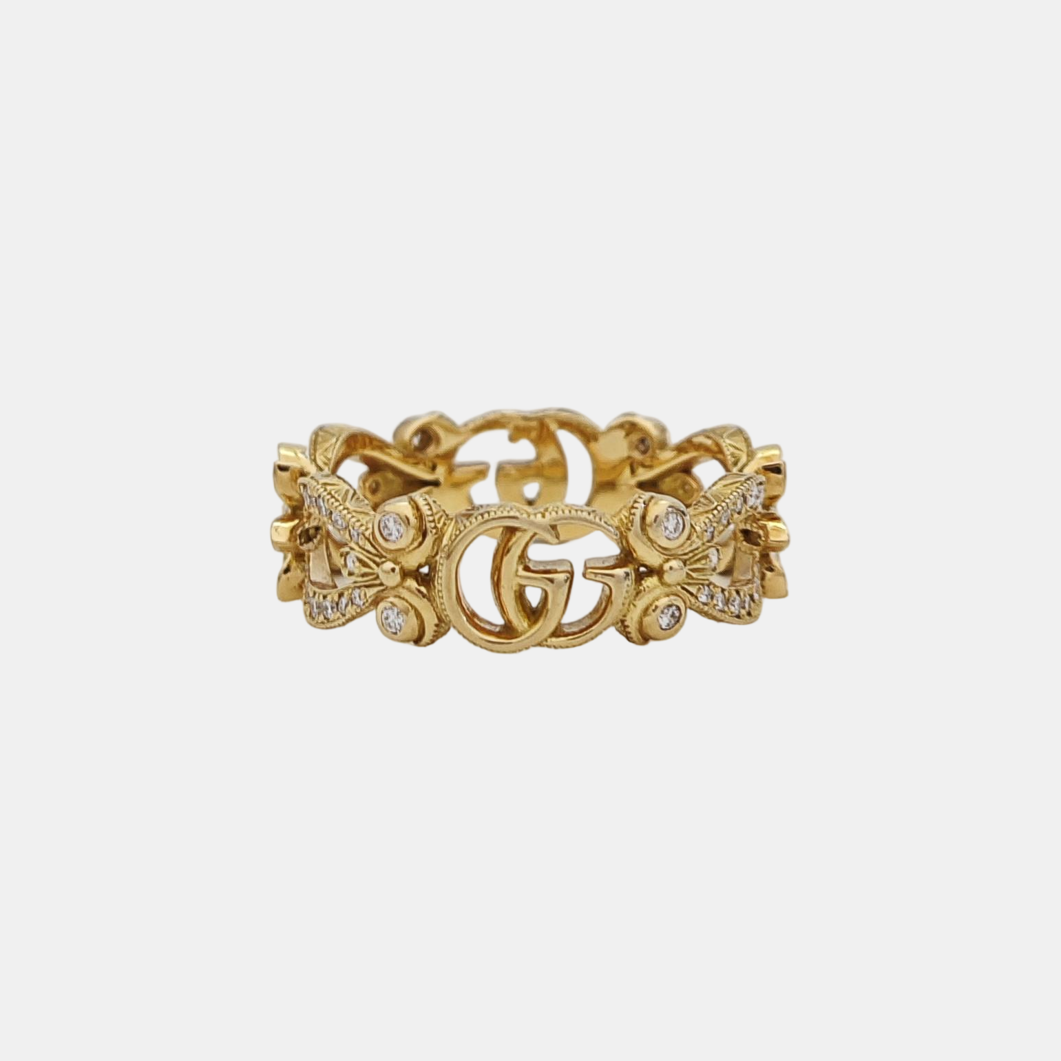 Gucci Flora 18k Gold Ring HK 13