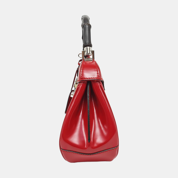 Lady Lock Calfskin Red