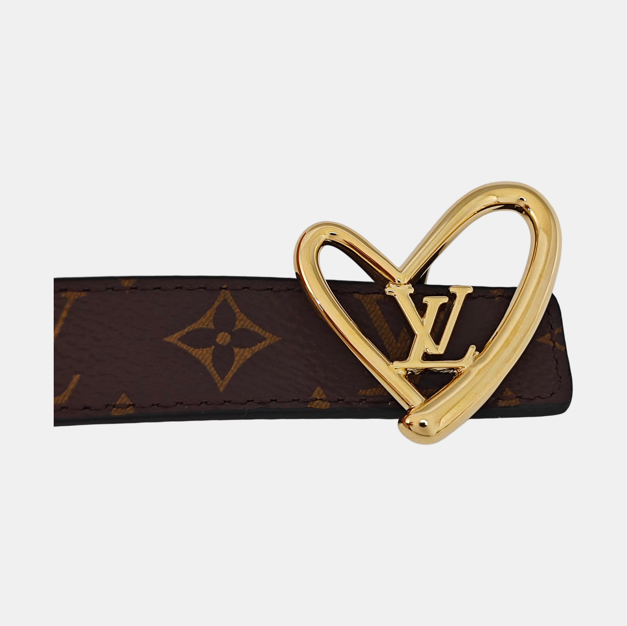 Coated Canvas Belt Brown