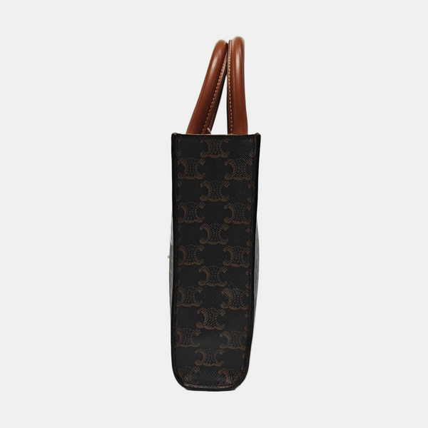 CABAS CELINE Mini Coated Canvas Brown