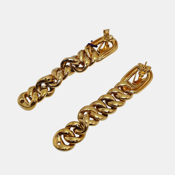 Metal Gold Stud Earrings