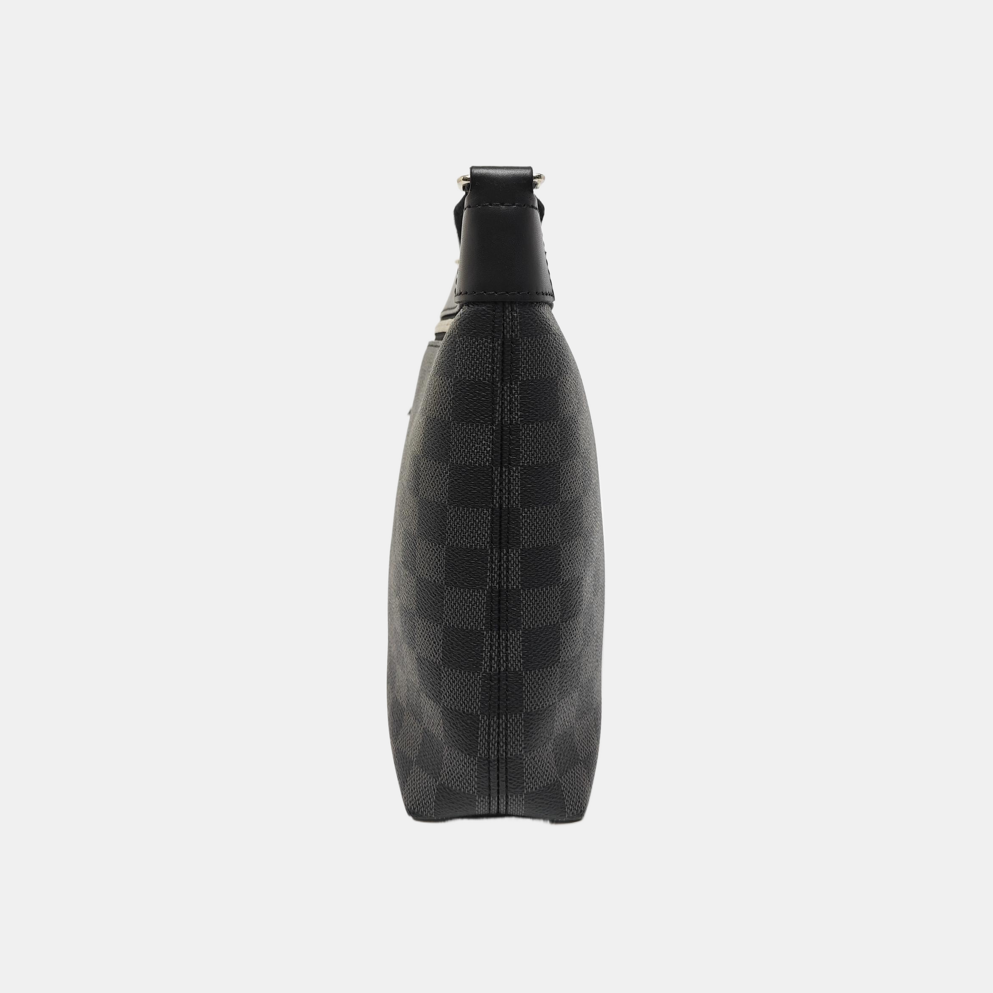 MICK Damier Graphite Coated Canvas Gray