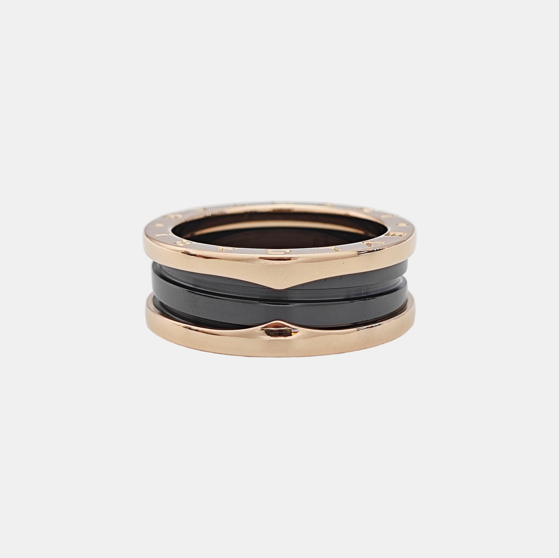 B.ZERO1 18k Rose Gold Ring EU 56