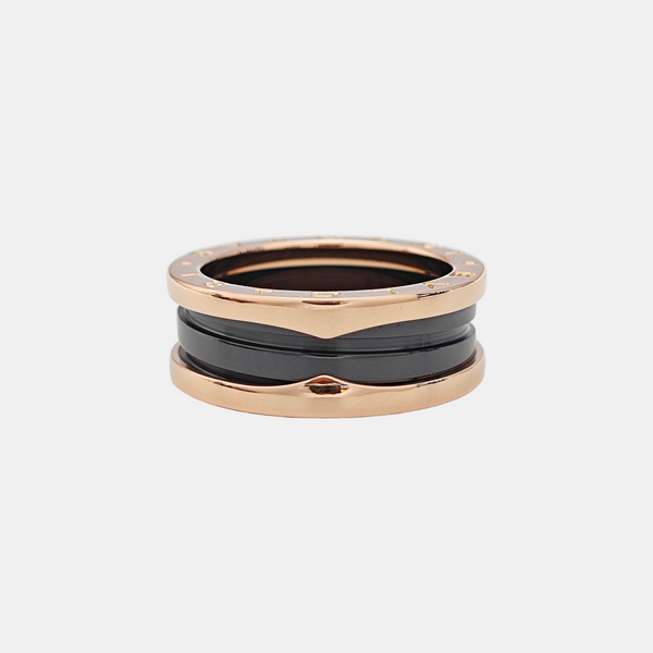 B.ZERO1 18k Rose Gold Ring EU 56