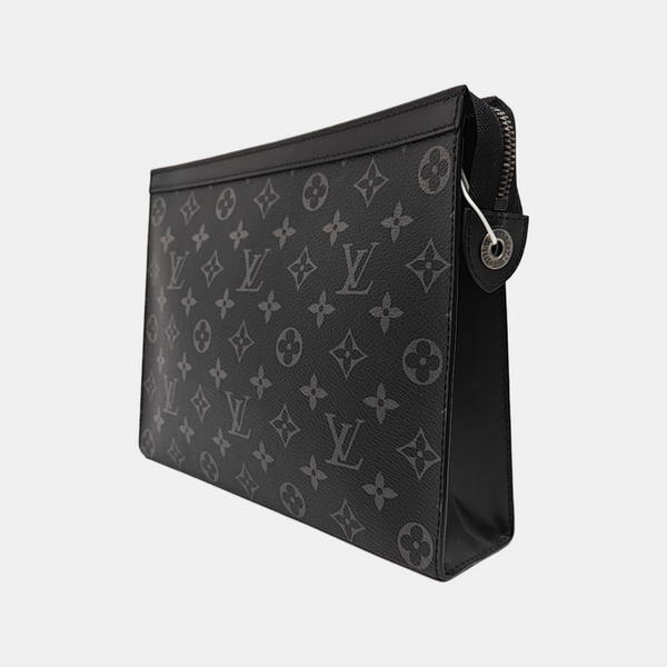 Pochette Voyag MM Monogram Coated Canvas Black