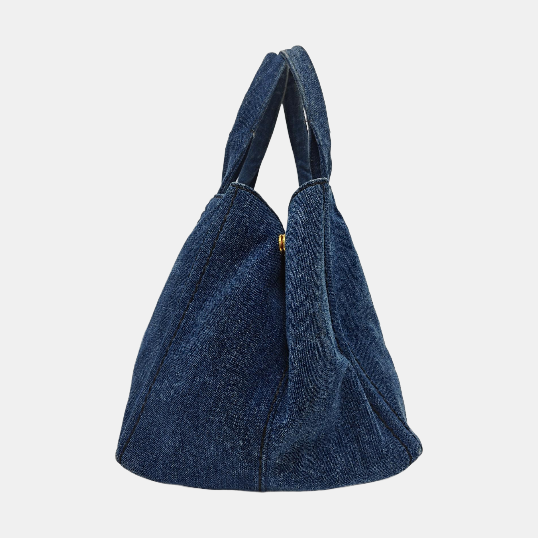 Denim Quilted Denim Blue