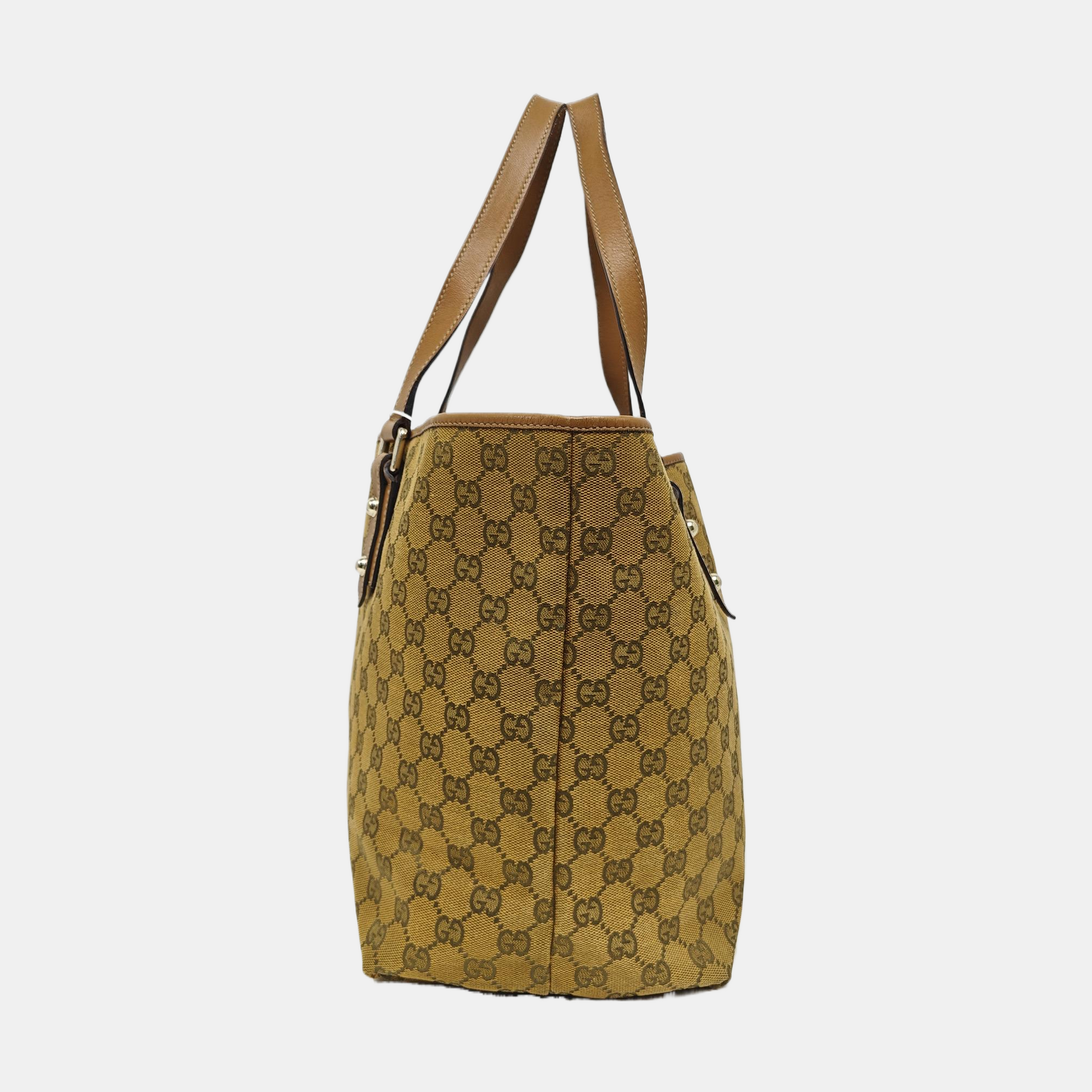 Monogram Canvas Tote Bag Yellow