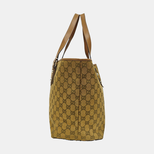 Monogram Canvas Tote Bag Yellow